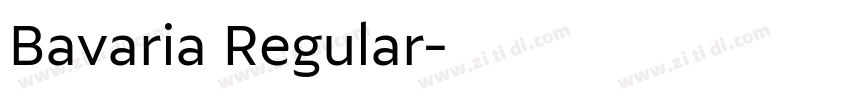 Bavaria Regular字体转换 Bavaria Regular字体转换
